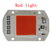 LED COB Chip de diodo AC 220 V Driveless 620-660nm luz VERMELHA 20 W 30 W 50 W Cob Led chip Para Crescer Luz